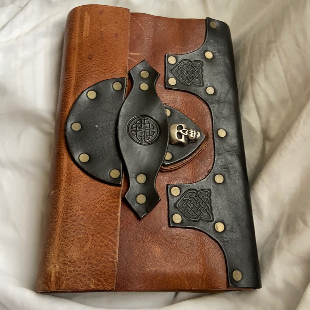 Leather Skull Journal